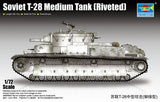 Trumpeter 1/72 Soviet T-28 Medium Tank (Riveted) 07151