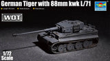 Trumpeter 1/72 German Tiger w/ 88mm KwK L/71 07164