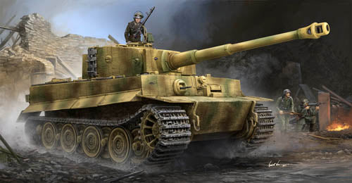 PzKpfw VI Ausf E SdKfz 181 Tiger I w/ Zimmerit (Late) 1:35