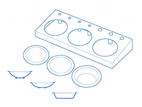 Paint Palettewith Holder