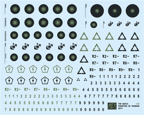 R.O.C Low Visibility Coating Decals 1:35