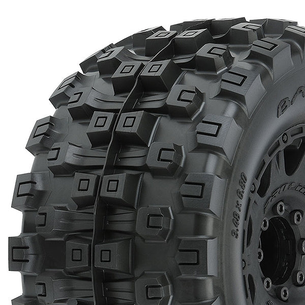 PROLINE BADLANDS MX38 HP 3.8TYRE+RAID BLACK 8x32 HEX 17MM