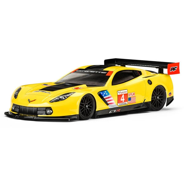 PROTOFORM CHEVROLET CORVETTEC7.R CLEAR BODYSHELL 190MM