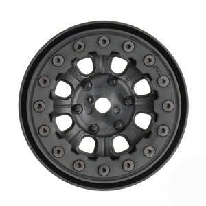 PROLINE DENALI 1.9 inch BLACK/ BLACK BEADLOC 8 SPOKE WHEELS