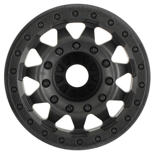 PROLINE F-11 2.8 inch TRAXXAS BEAD BLACK WHEELS 17MM HEX STAMPEDE