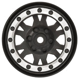 PROLINE IMPULSE 1.9 BLK/SILPLASTIC INTERNAL BEADLOC WHEEL