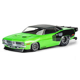 PROLINE 1972 PLYMOUTH BARRACUDA CLEAR DRAG BODY FOR 2WD DRAG