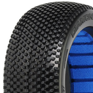 PROLINE DIAMOND BACK X4 S-SOFT 1/8 BUGGY TYRES W/CLOSED CELL