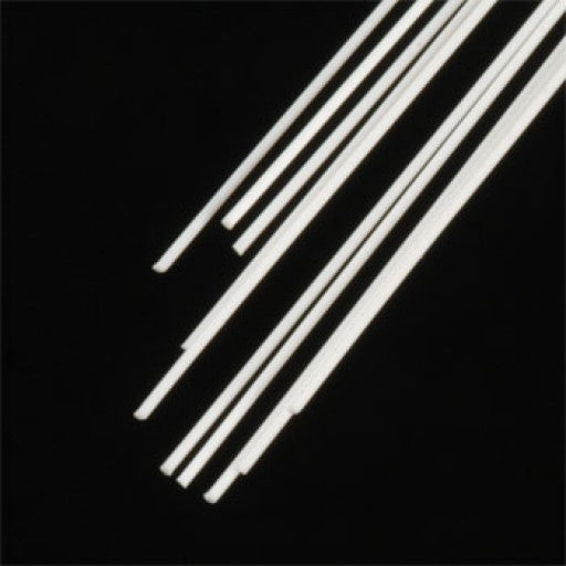 Plastruct 020 Inch/ 0.5mm styrene hex rod 10 pcs