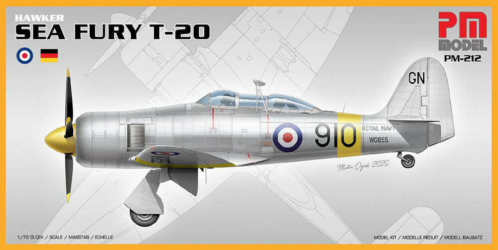 PM Model 1/72 Hawker Sea Fury T-20 PM212