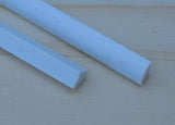 Plastic Quarter Round Rods 1.50mm x 250mm 10 pieces