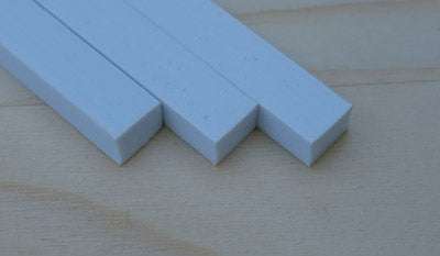 Plastic Strip 1.00mm x 2.00mm x 250mm 10 pieces