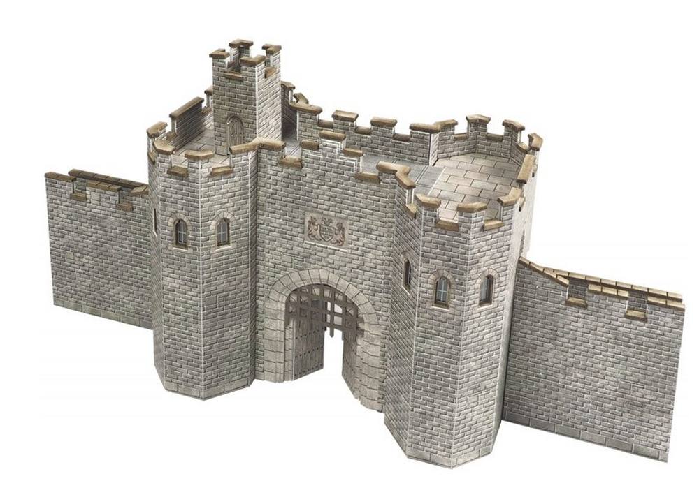 Metcalfe PN191 Castle Gatehouse - N Gauge Card Kit