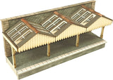 Metcalfe PN941 Wall Backed Platform Canopy - N Gauge Card Kit