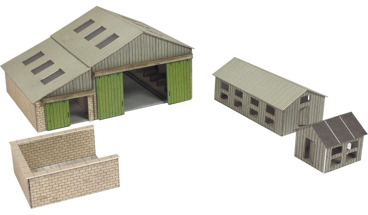 Metcalfe PN951 Manor Farm Buildings Card Kit - N Gauge