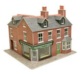 Metcalfe PO263 Red Brick Corner Shop - 00 Gauge