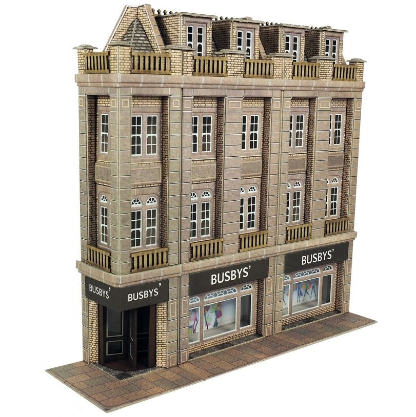 Metcalfe PO279 Low Relief Department Store - 00 Gauge Card Kit