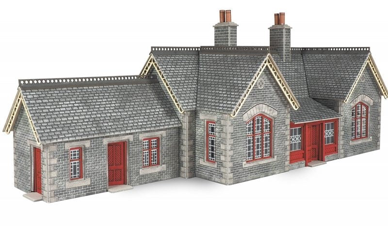 Metcalfe PO333 Settle/Carlisle Railway Station - 00 Gauge card kit