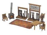 Metcalfe PO580 Signal Box Interior OO Gauge Card Kit