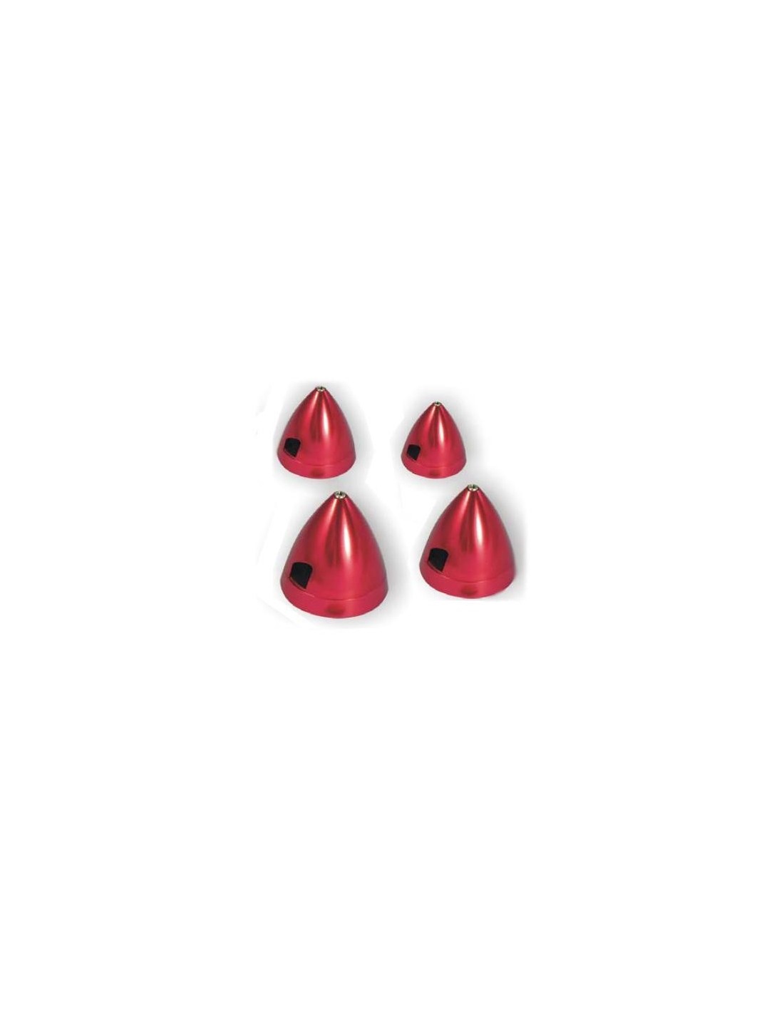 Electric Spinner - Anodised Red - 40mm with 4mm Prop adaptor
