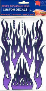 Becc Flames Light and Dark Purple Chrome