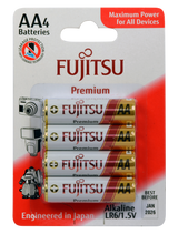 Fujitsu AA Alkaline Blister Pack Premium Series