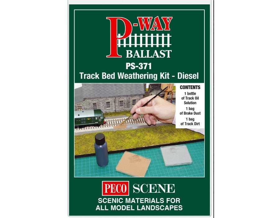 Peco PS-371 Track Bed Weathering Kit - Diesel