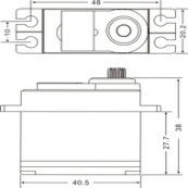 JX Servo PS-5513MG 55.6gHigh Precision Metal Gear Analog Standard Servo