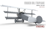 Meng 1/32 Fokker Dr.I Triplane (ex Wingnut Wings) with free 1/10 Resin Figure of Richthofen QS-002s