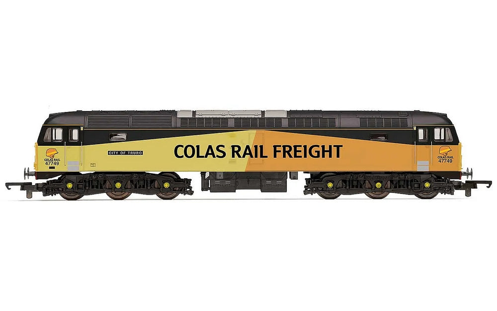 Hornby R30045 RailRoad Plus Colas Rail  Class 47 Co-Co 47749 City of Truro