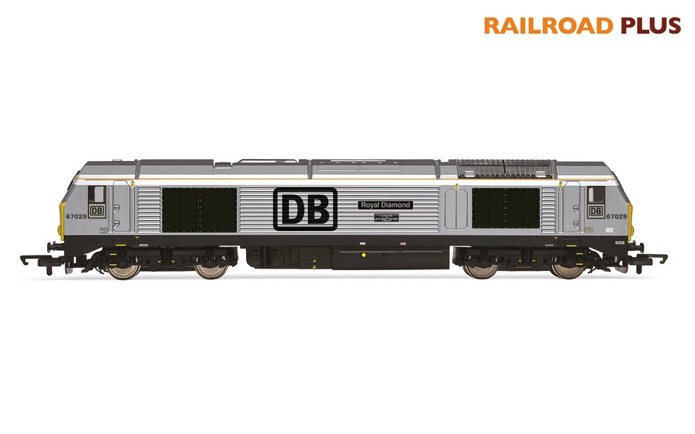 R30178 RailRoad Plus DB  Class 67  Bo-Bo  67029 Royal Diamond with working lights