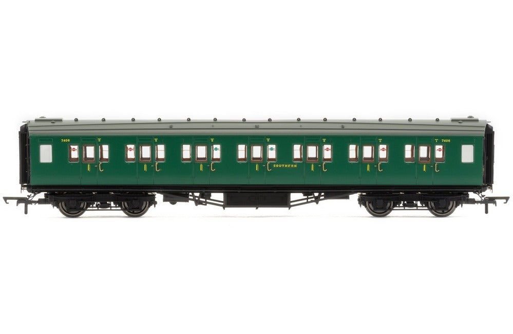 Hornby R4734 Maunsell Corridor 1st Class Coach SR 7406