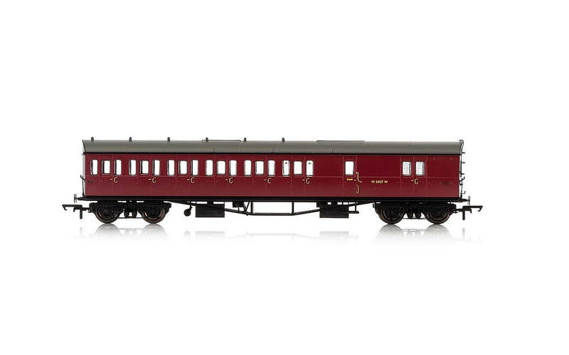 Hornby R4880A BR Collett 57 Bow Ended D98 Six Compartment Brake Third L/H W4949W - Era 4