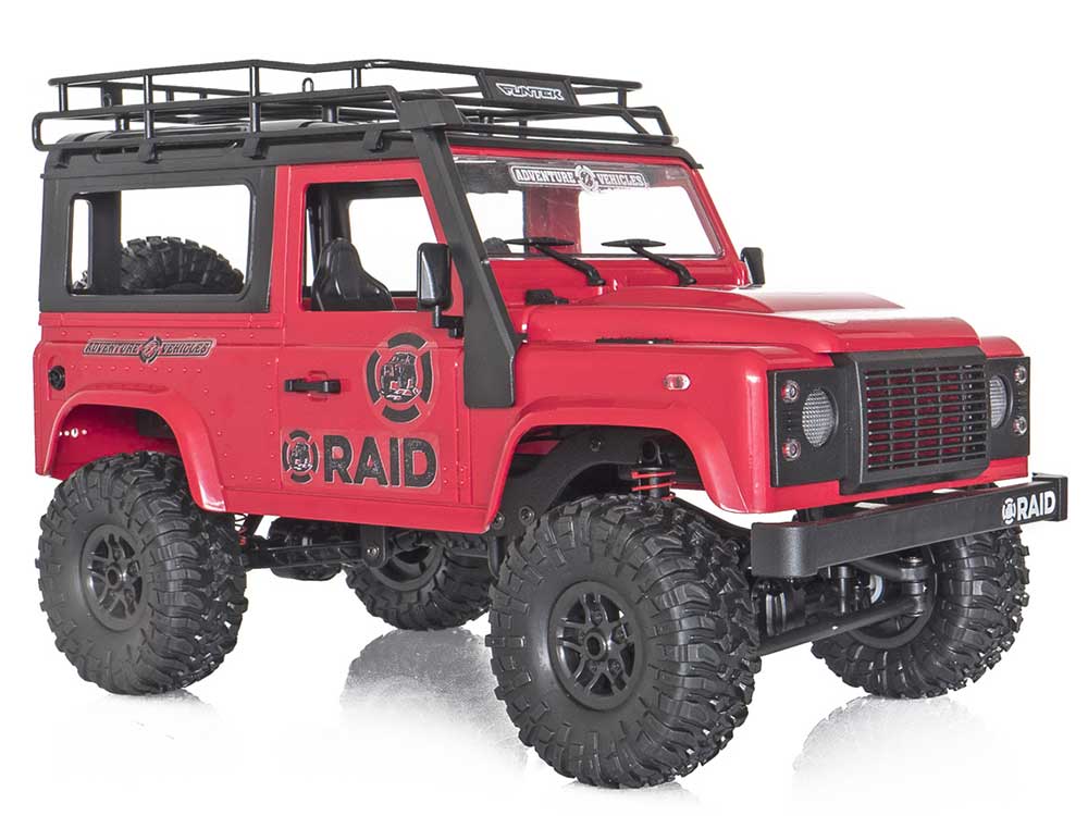 Funtek RAID Adventure 1 Hardtop 1/12th 4WD Off-Road RTR (Red)