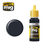 Ammo Mig Jimenez Acrylic 17ml Paint RAL 7021 DUNKELGRAU