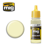 Ammo Mig Jimenez Acrylic 17ml Paint RAL 9001 CREMEWEISS