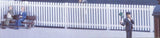 Ratio 421 GWR White Station Fencing (straight only) - 00 Gauge