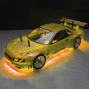 RC NEON ORANGE UNDER CAR LIGHTING KIT