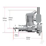 STINGER 15cc Single Cylinder Rear Exhaust 2-Stroke Petrol Engine