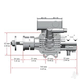 STINGER 20cc Single Cylinder Side Exhaust 2-Stroke Petrol Engine