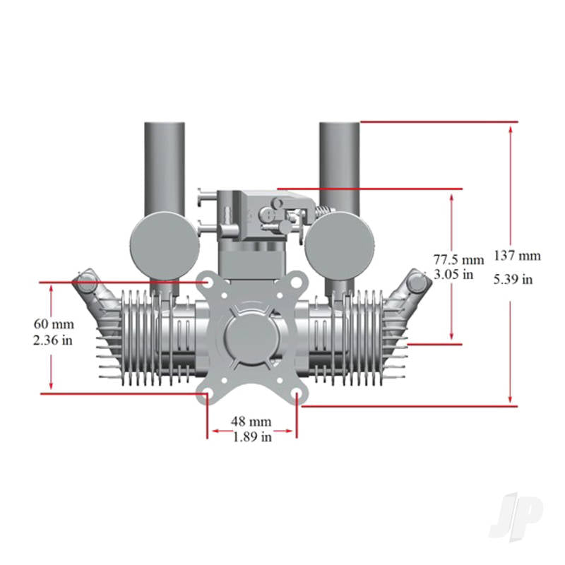 STINGER 30cc Twin Cylinder 2-Stroke Petrol Engine