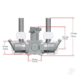 Stinger Engines 70cc Twin Cylinder 2-Stroke Petrol Engine