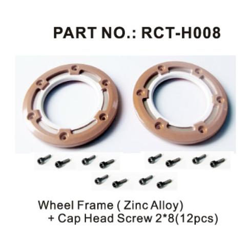 RCT-H008 Wheel Frame (Alloy)+Screw x 2 (Box 15)