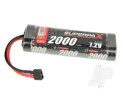 Superpax Battery SC 7.2V 6-Cell 2000mAh NiMH Stick HCT