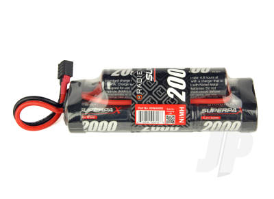 Superpax Battery SC 9.6V 8-Cell 2000mAh NiMH 6-2 Hump HCT