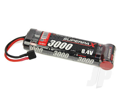 Superpax Battery SC 8.4V 7-Cell 3000mAh NiMH 6-1 Stick HCT
