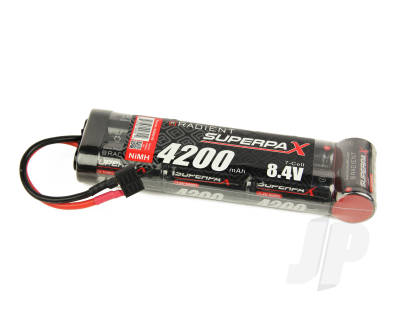 Superpax Battery SC 8.4V 7-Cell 4200mAh NiMH 6-1 Stick HCT