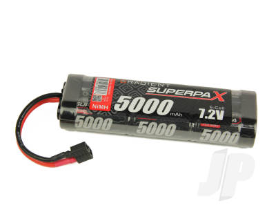 Superpax Battery SC 7.2V 6-Cell 5000mAh NiMH Stick HCT