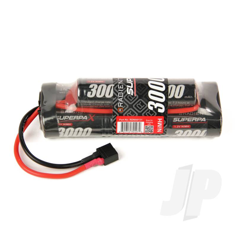 NiMH 9.6V 3000mAh SC 6-2 Hump HCT