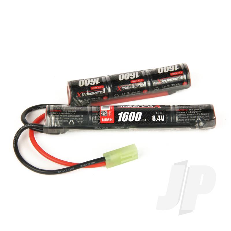 NiMH 8.4V 1600mAh 2/3A Saddle-Stick mTam